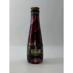 Tal Floral Bordeaux Stainless Steel 17 Ounce Water Bottle with Acacia Wood Lid